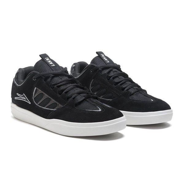 LaKai Carroll Black/White Skate Shoes Mens | Australia QO6-9433